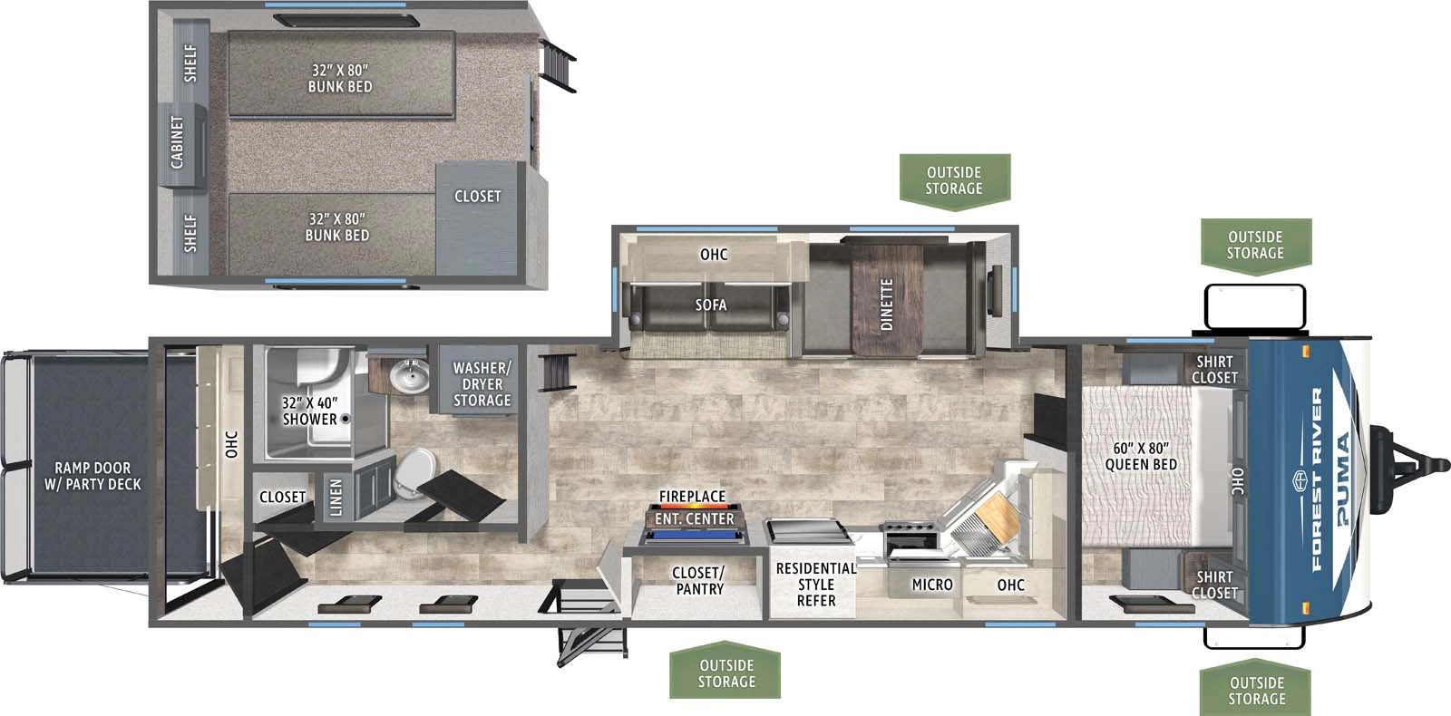 345BHL Floorplan Image